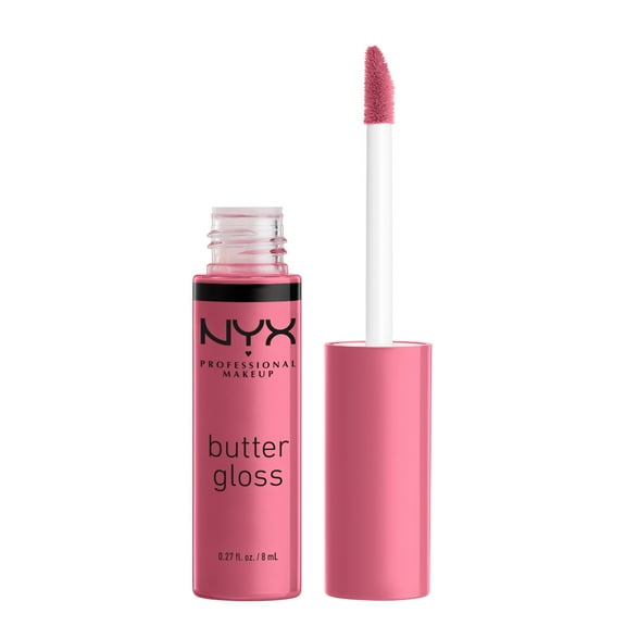 NYX Professional Makeup Butter Gloss, Non-Sticky Lip Gloss, Angel Food Cake, 0.27 Oz
