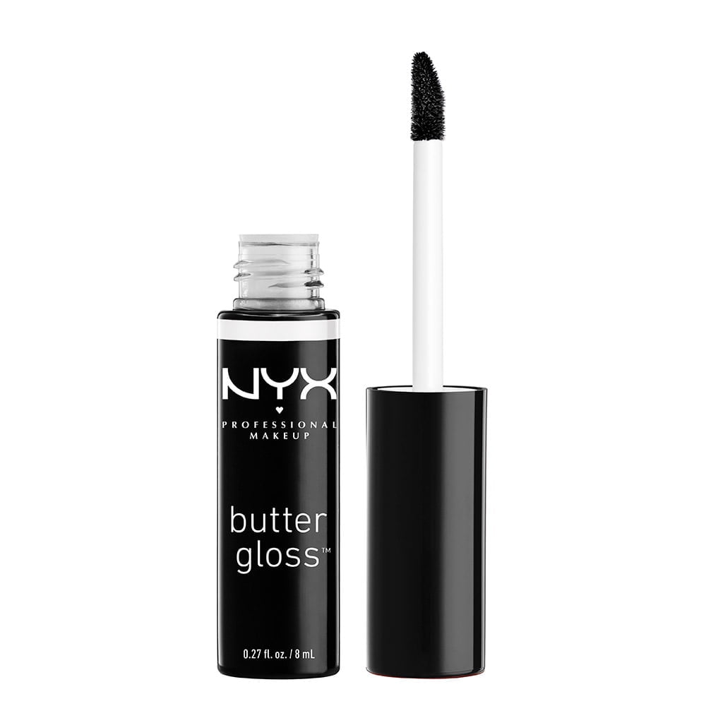 NYX Professional Makeup Butter Gloss, Non-Sticky Lip Gloss, Blackberry Pie, 0.27 Oz