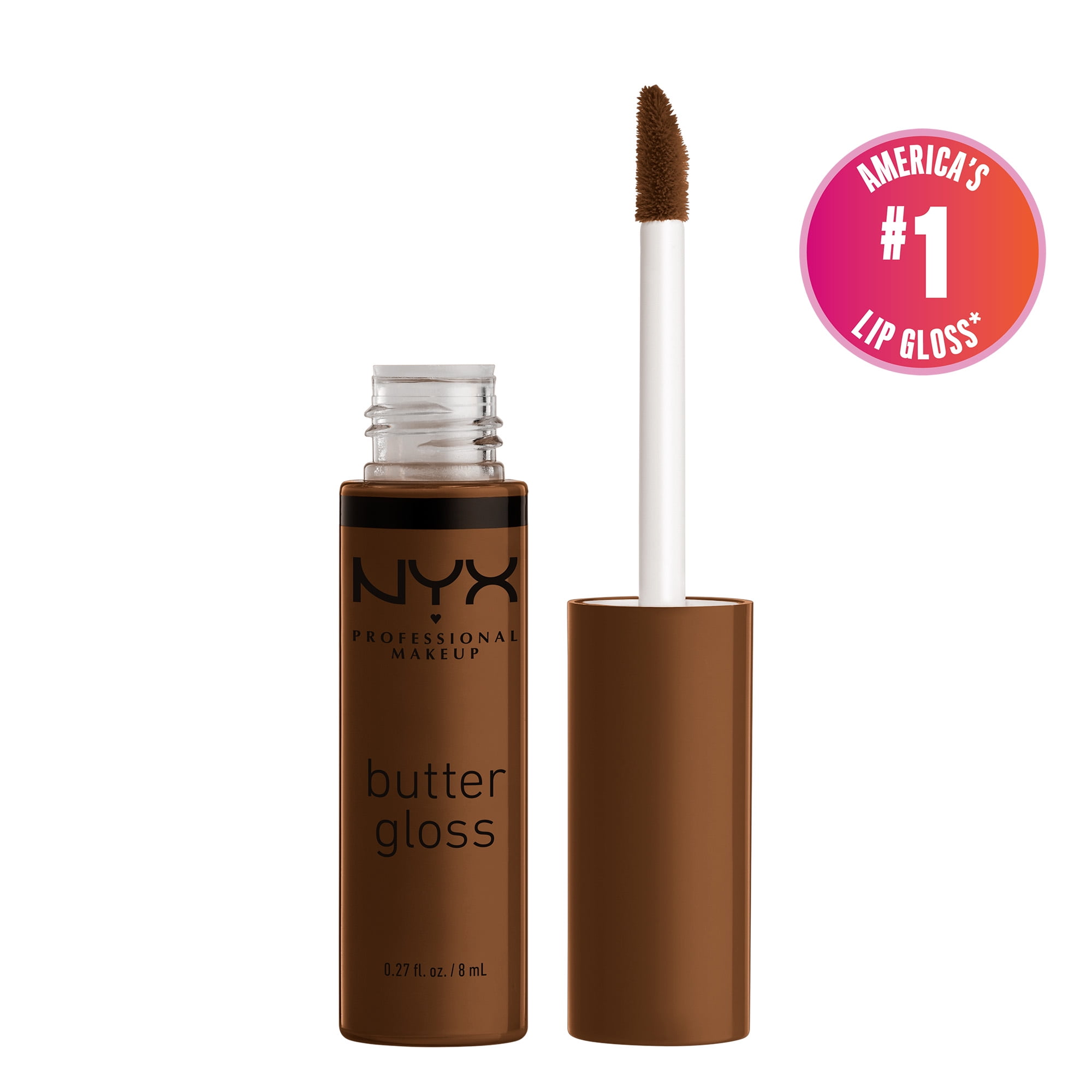 NYX Professional Makeup Butter Gloss, NonSticky Lip Gloss, Caramelt, 0