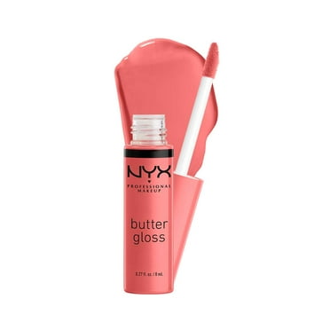 NYX Professional Makeup Butter Gloss, Non-Sticky Lip Gloss, Creme Brulee, 0.27 Oz
