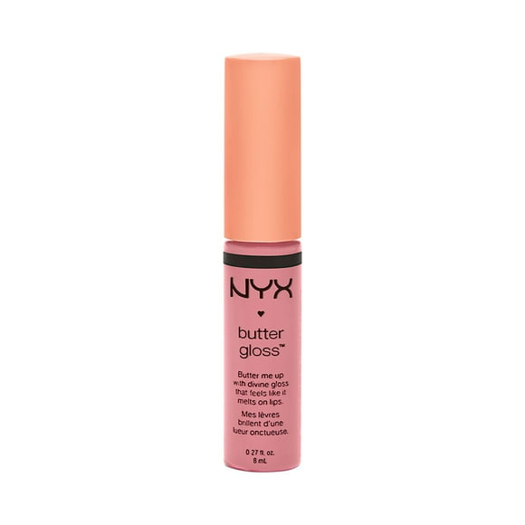 NYX Professional Makeup Butter Gloss, Non-Sticky Lip Gloss, Creme Brulee, 0.27 Oz