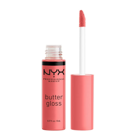NYX Professional Makeup Butter Gloss, Non-Sticky Lip Gloss, Creme Brulee, 0.27 Oz