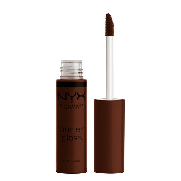 NYX Professional Makeup Butter Gloss, Non-Sticky Lip Gloss, Lava Cake, 0.27 Oz