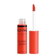 NYX Professional Makeup Butter Gloss, Non-Sticky Lip Gloss, Orangesicle, 0.27 Oz