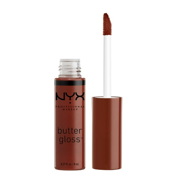 NYX Professional Makeup Butter Gloss, Non-Sticky Lip Gloss, Raspberry Pavlova, 0.27 Oz