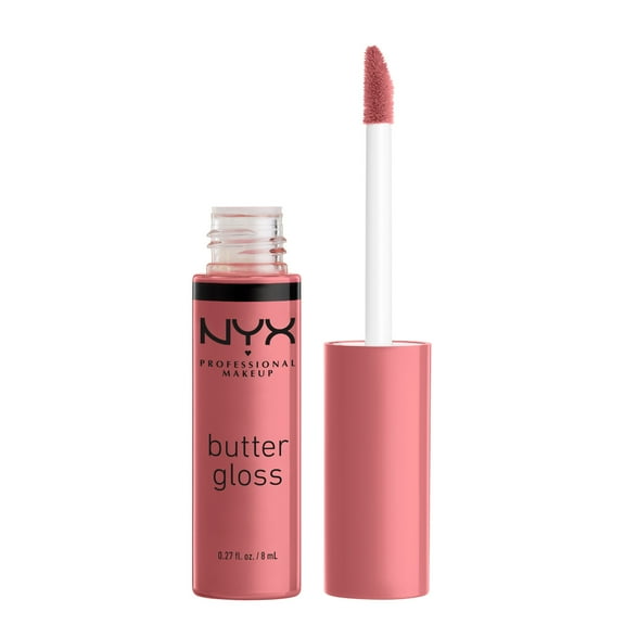 NYX Professional Makeup Butter Gloss, Non-Sticky Lip Gloss, Tiramisu, 0.27 Oz