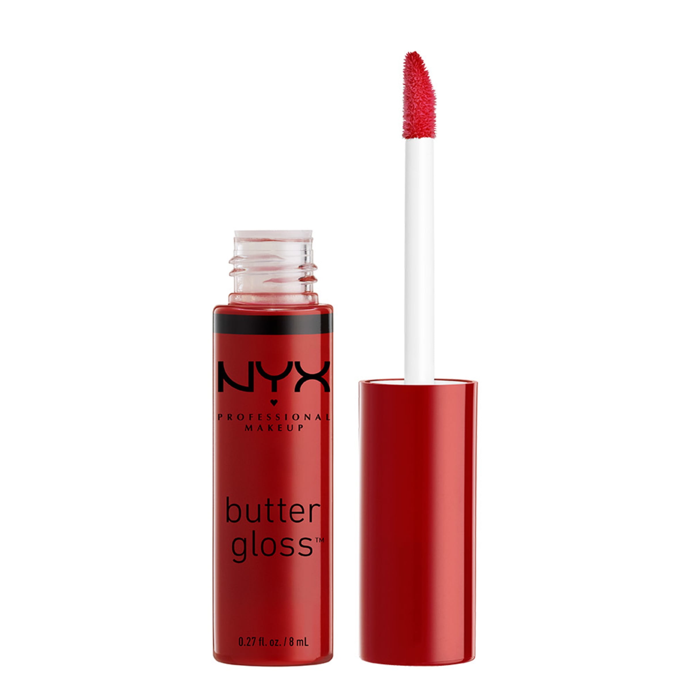 NYX Professional Makeup Butter Gloss, Nonsticky Lip Gloss, Red Velvet