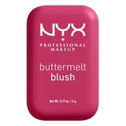NYX Professional Makeup Buttermelt Powder Blush, Butta than before