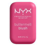 NYX Professional Makeup Buttermelt Blush, Face Makeup Powder Blush, Butta With Time, 0.17 oz