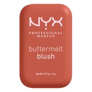 NYX Professional Makeup Buttermelt Blush, Face Makeup Powder Blush, Feeling Butta, 0.17 oz