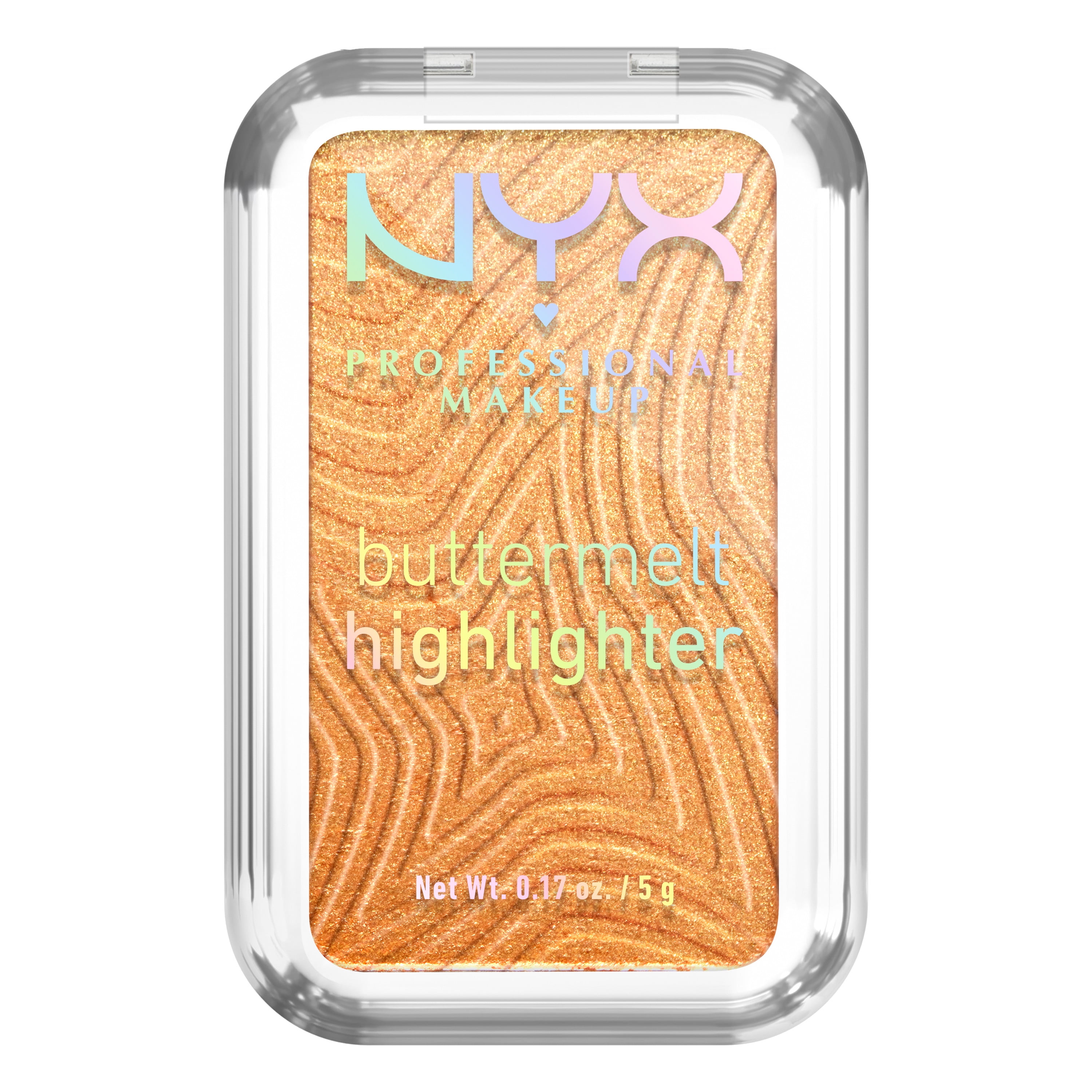 NYX Professional Makeup Buttermelt Powder Highlighter, 12H Wear, Butta Bling 30