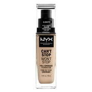 NYX Professional Makeup Cant Stop Wont Stop Full Coverage Foundation, Alabaster