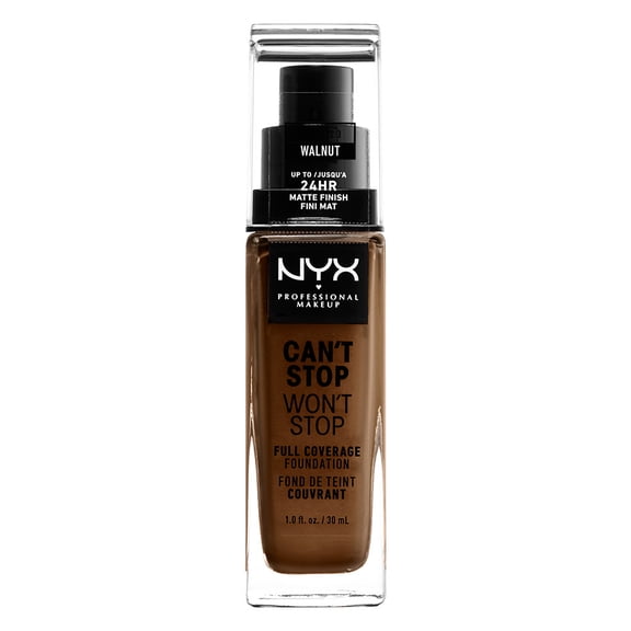 NYX Professional Makeup Can't Stop Won't Stop Full Coverage Foundation, Walnut