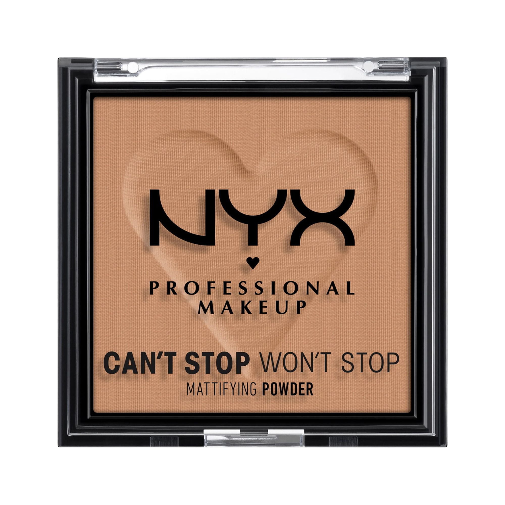 Stop Pressed Can\'t oz Won\'t Professional Stop Mattifying Makeup Powder, 0.21 NYX Tan,