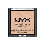NYX Professional Makeup Cant Stop Wont Stop Mattifying Pressed Powder, Medium, 0.21 oz