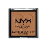 NYX Professional Makeup Can't Stop Won't Stop Mattifying Powder, Mocha, 0.21 oz