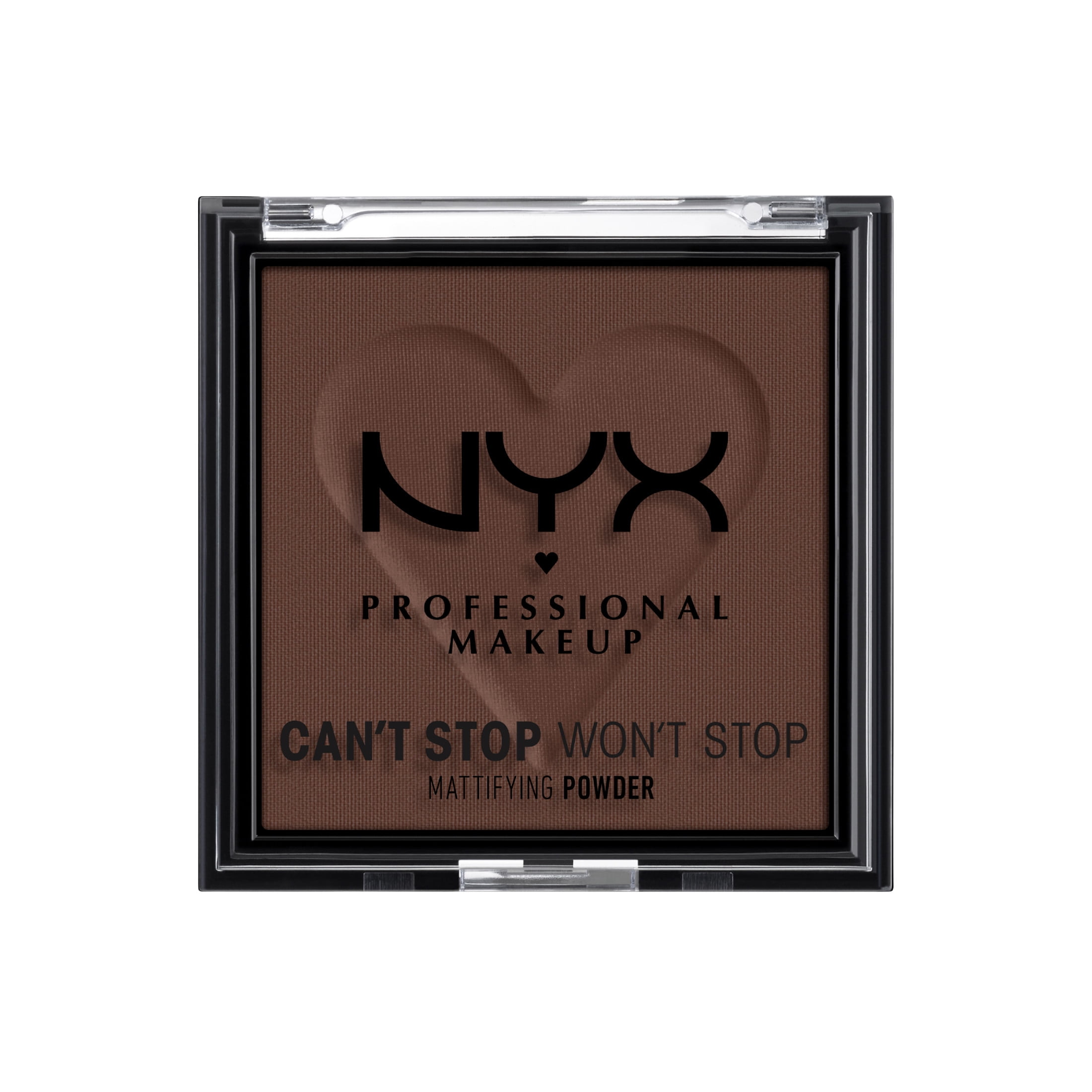 NYX Professional Makeup Can't Stop Won't Stop Mattifying Pressed Powder, Rich, 0.21 oz