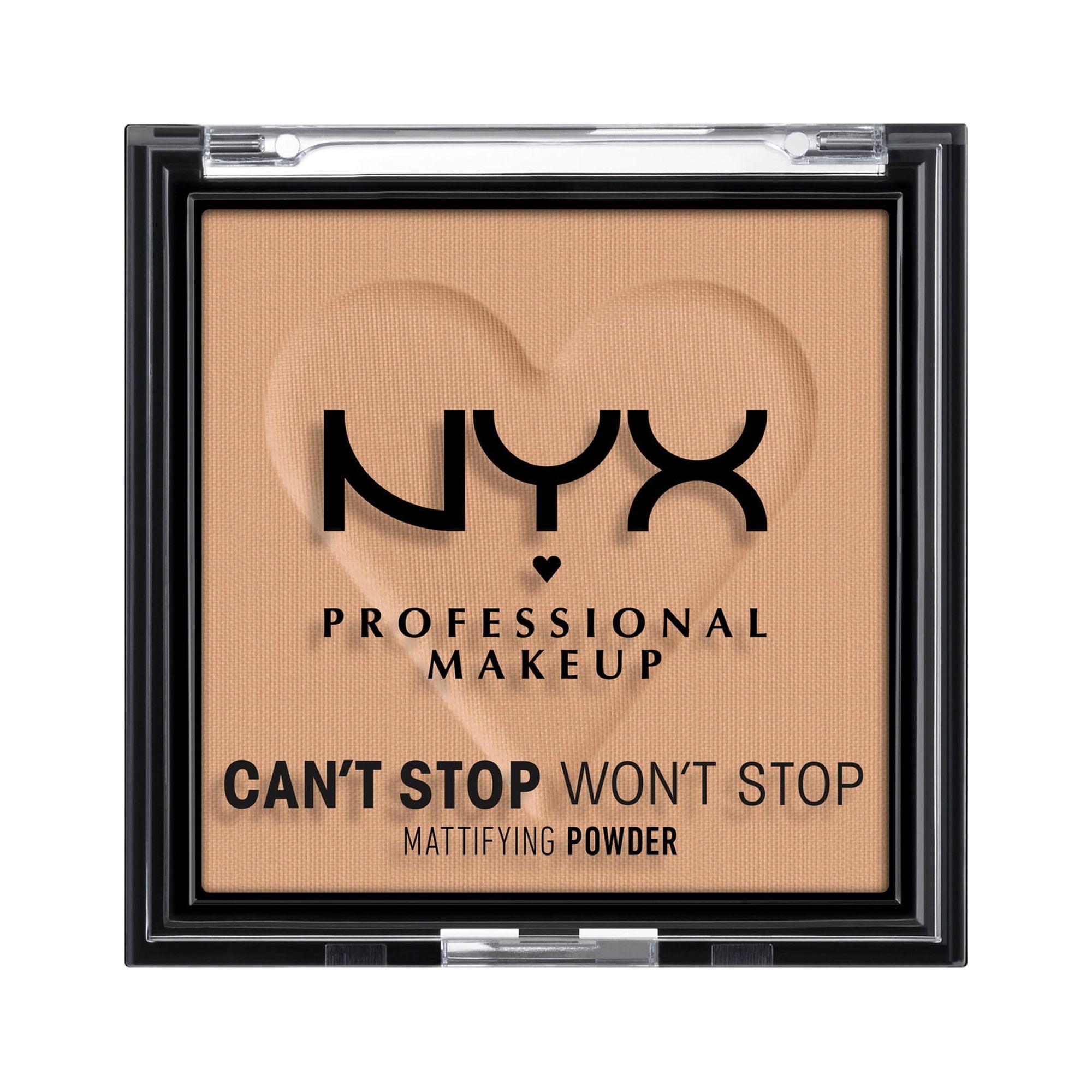NYX Professional Makeup Can\'t Stop Won\'t Stop Mattifying Pressed Powder,  Tan, 0.21 oz