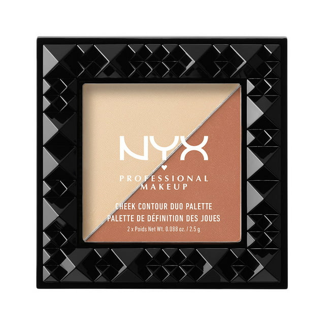NYX Professional Makeup Cheek Contour Duo Palette, Perfect Match