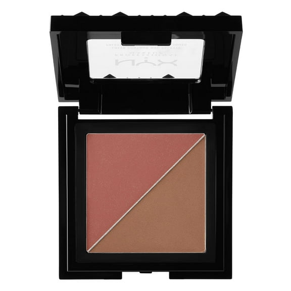 NYX Professional Makeup Cheek Contour Duo Palette, Wine And Dine