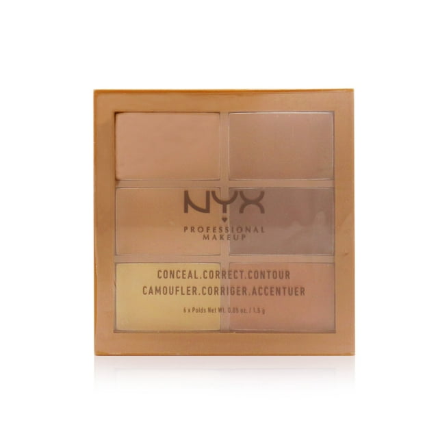 NYX Professional Makeup Conceal, Correct, Contour Palette, Deep