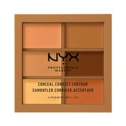 NYX Professional Makeup Conceal, Correct, Contour Palette, Deep