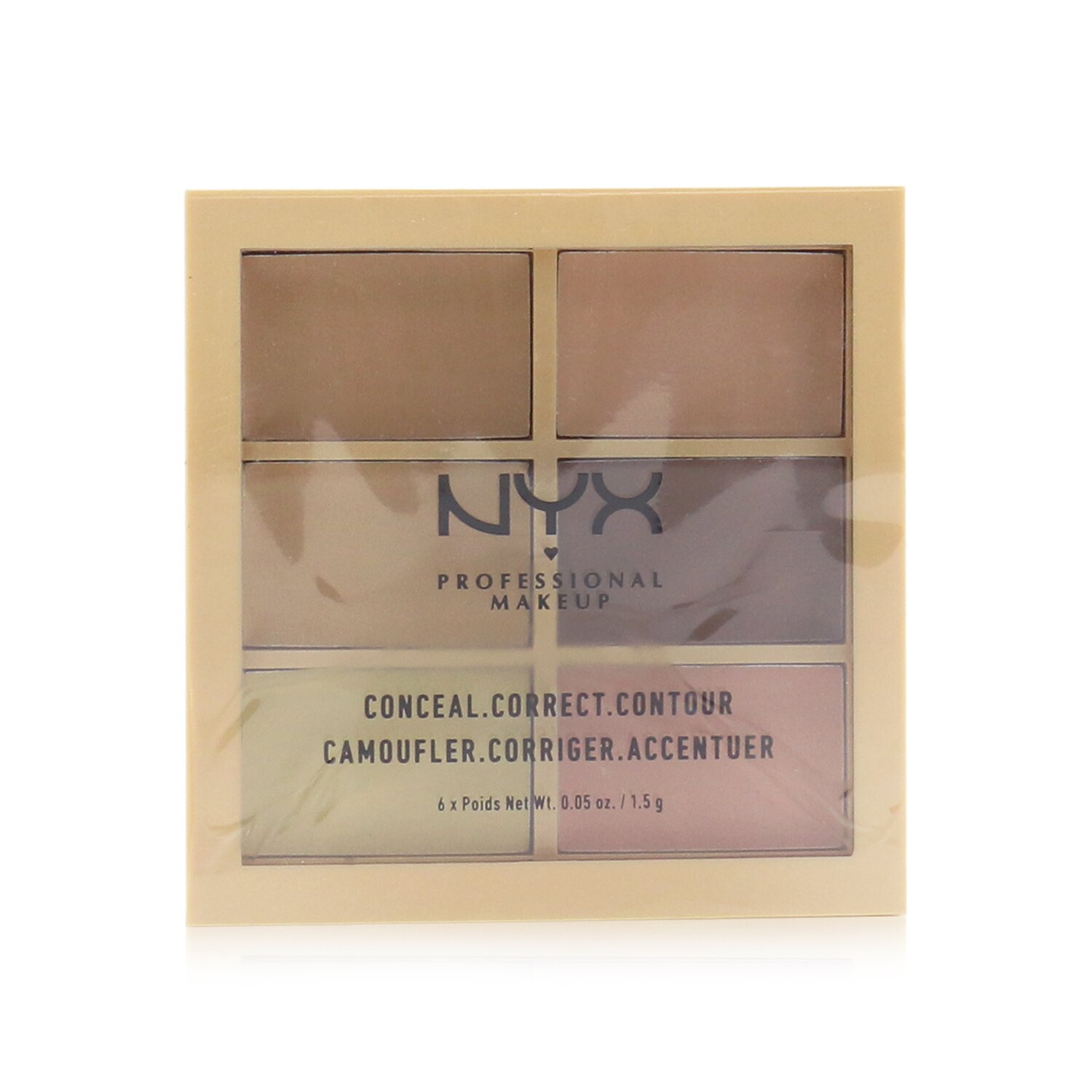 NYX Professional Makeup Conceal, Correct, Contour Palette, Light - image 1 of 8