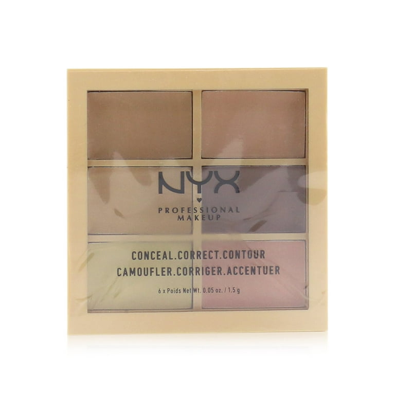 NYX Professional Makeup Conceal, Correct, Contour Palette, Light