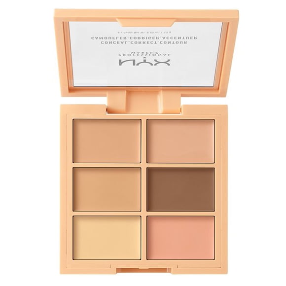 NYX Professional Makeup Conceal, Correct, Contour Palette, Light
