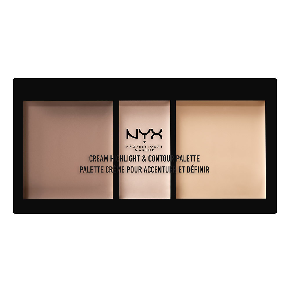 NYX Professional Makeup Cream Highlight & Contour Palette, Light - image 1 of 10