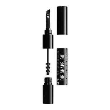NYX Professional Makeup Dip Shape Go Longwear Brow, Black