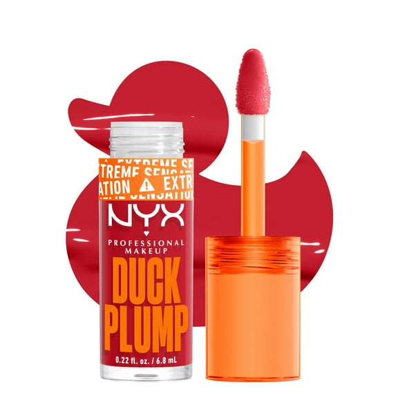 NYX Professional Makeup Duck Plump Plumping Lip Glosses, Cherry Spice, 0.23 fl oz
