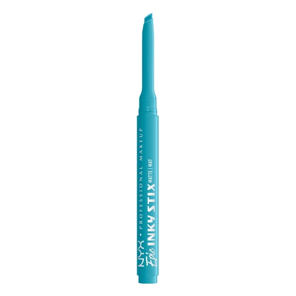 NYX Professional Makeup Epic Inky Stix Mechanical Cream Matte Gel Eyeliner, Cyber Cyan 07