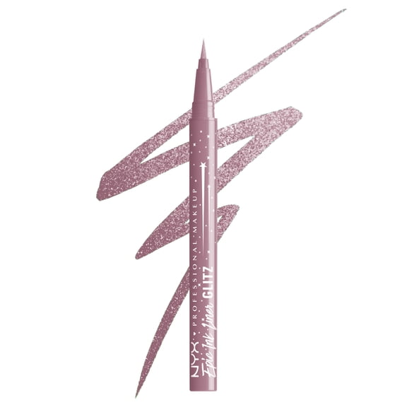 NYX Professional Makeup Epic Ink Glitz, Metallic Liquid Eyeliner, Shimmer Stitch, 0.03 fl oz