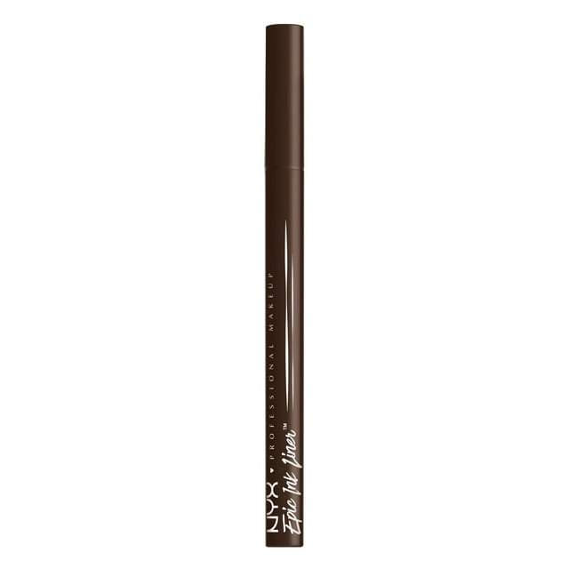 NYX Professional Makeup Epic Ink Liner, Waterproof Liquid Eyeliner, Dark Chocolate, 0.03 fl oz