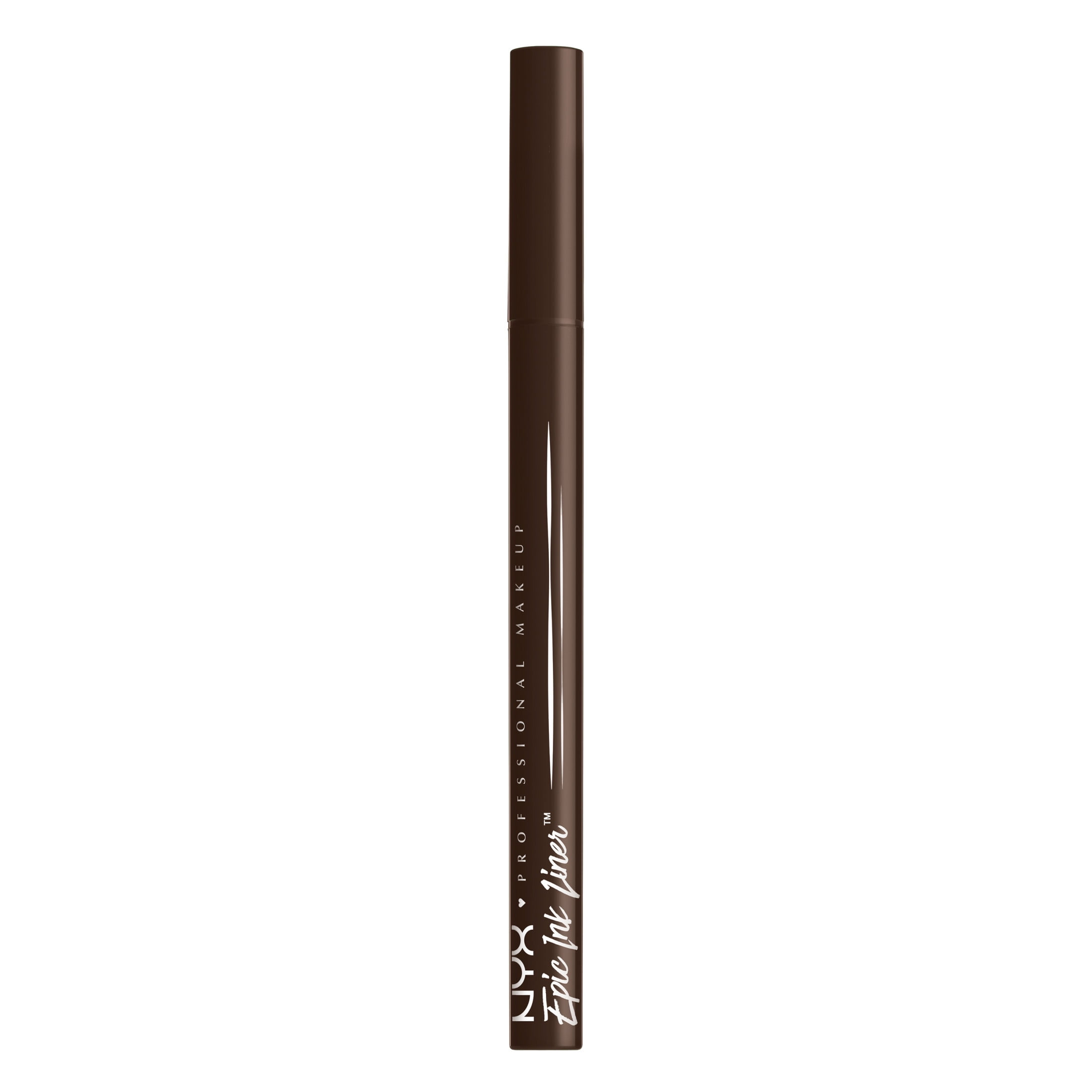 NYX Professional Makeup Epic Ink Liner, Waterproof Liquid Eyeliner, Dark Chocolate, 0.03 fl oz