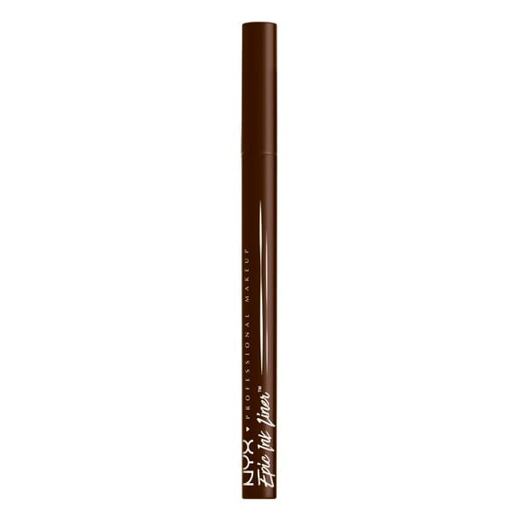 NYX Professional Makeup Epic Ink Liner, Waterproof Liquid Eyeliner Pen - Milk Chocolate, Milk Chocolate, 0.03 fl oz