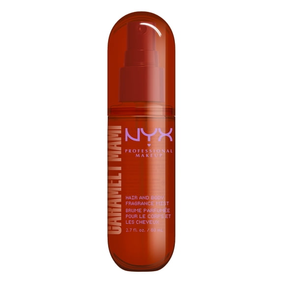 NYX Professional Makeup Fat Oil Caramel Pistachio Sweet Body Spray Hair Mist, Caramelt Mami, 2.7 fl oz