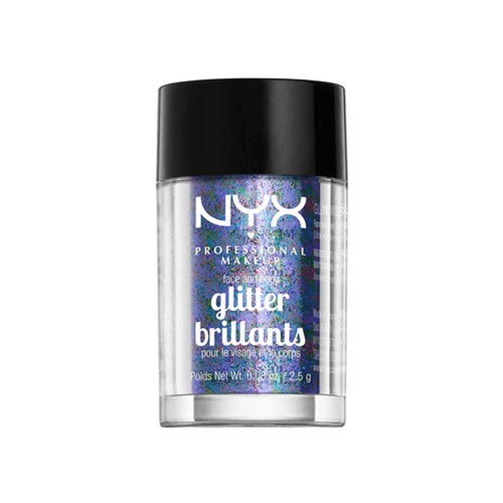 NYX Professional Makeup Face & Body Glitter, Violet