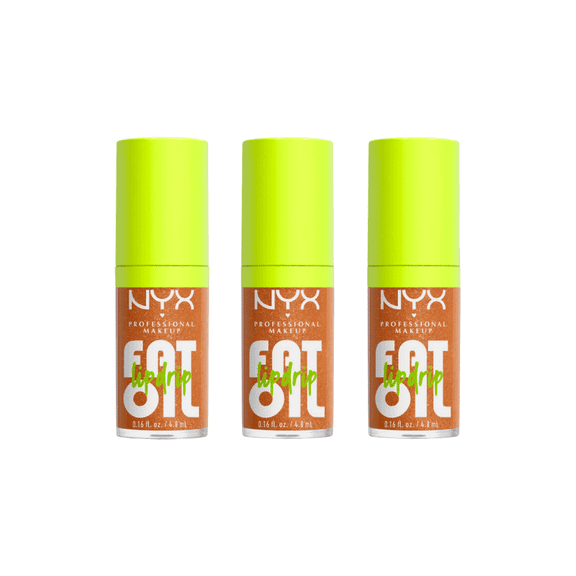 NYX Professional Makeup Fat Oil Lip Drip Gloss - Follow Back 3 Pack