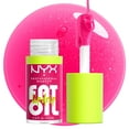 thumbnail interactive-video image 1 of NYX Professional Makeup Fat Oil Lip Drip Hydrating Lip Gloss, Supermodel, 1 of 8