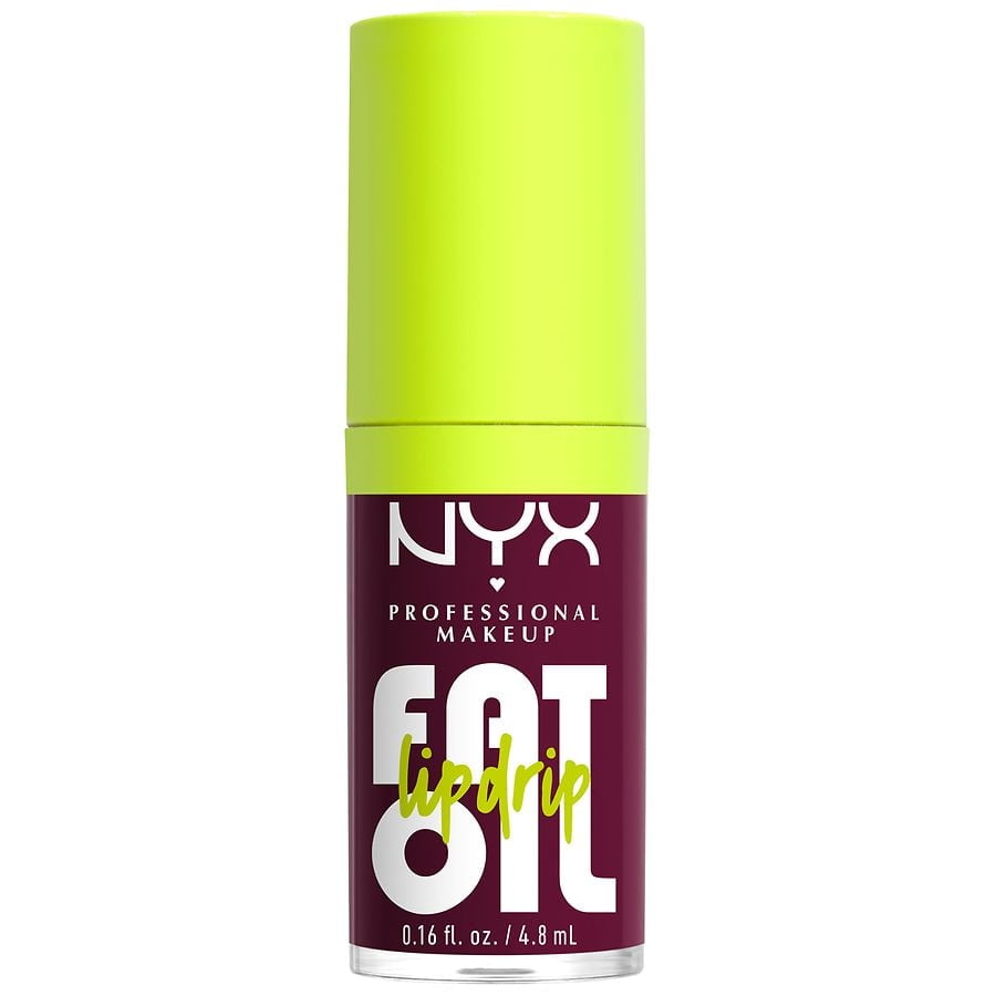NYX Professional Makeup Fat Oil Lip Drip, That's Chic 0.16 fl oz Pack of 3