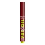 NYX Professional Makeup Fat Oil Slick Click Hydrating Tinted Lip Gloss with Lightweight Hydration, In A Mood, 0.07 oz