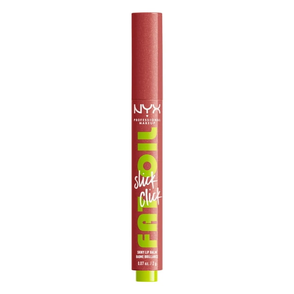 NYX Professional Makeup Fat Oil Slick Click Hydrating Tinted Lip Balm, Stocking Stuffers, No Filter Needed