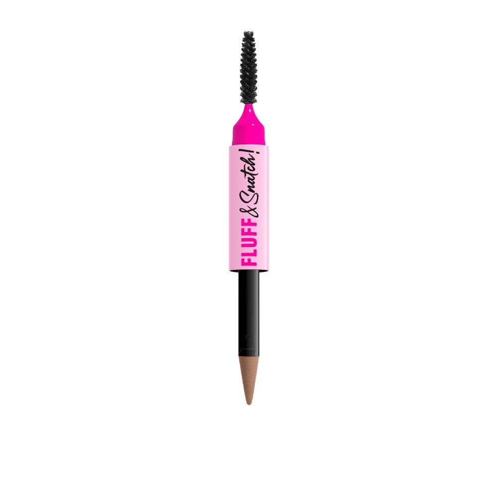 NYX Professional Makeup Fluff & Snatch Eyebrow Pencil, Eyebrow Powder Pen, Ash Blonde, 0.04 oz