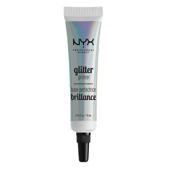 NYX Professional Makeup Glitter Primer, Beige, 0.33 fl oz