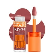 NYX Professional Makeup Gloss Collections Duck Plump Lip Gloss, Mauve Out Of My Way, 0.23 fl oz