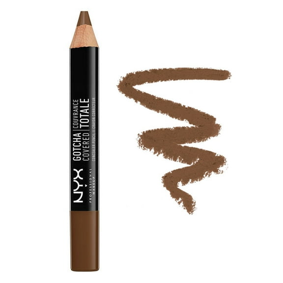 NYX Professional Makeup Gotcha Covered Concealer Pen, Deep Rich, 0.04 Ounce