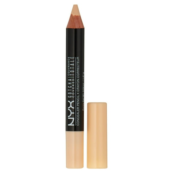 NYX Professional Makeup Gotcha Covered Concealer Pencil, No.01 Alabaster, 0.04 Ounce