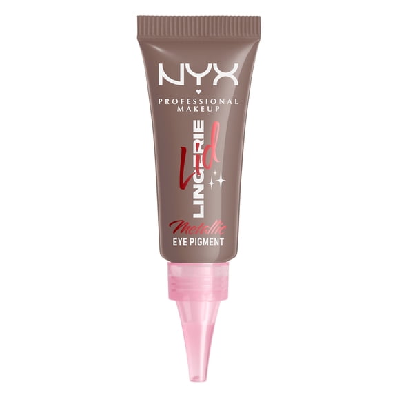 NYX Professional Makeup Lid Lingerie Liquid Eyeshadow And Cream Shimmer, Granite Grind, 0.2 fl oz
